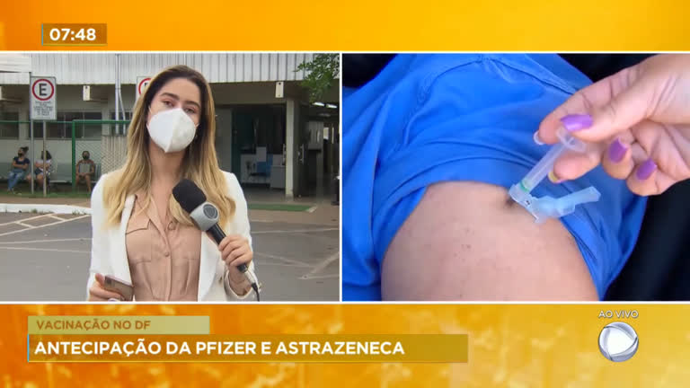 Vídeo: DF antecipa segunda dose das vacinas da Pfizer e AstraZeneca