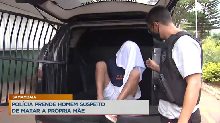 Vídeo: Preso homem suspeito de matar a mãe em Samambaia