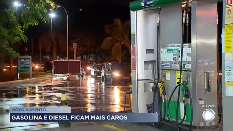 Vídeo: Gasolina e diesel ficam mais caros a partir desta terça-feira (26)