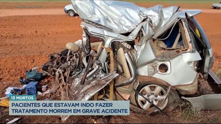 Vídeo: Treze pessoas morrem em acidente com van de pacientes no Mato Grosso