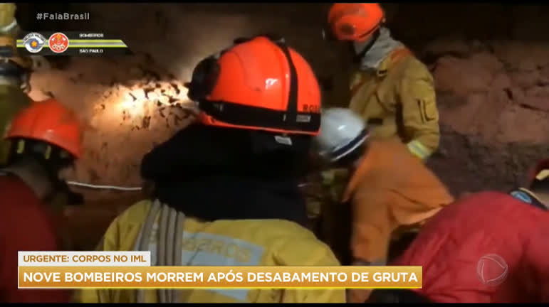 Vídeo: Nove bombeiros morrem soterrados em caverna de Altinópolis