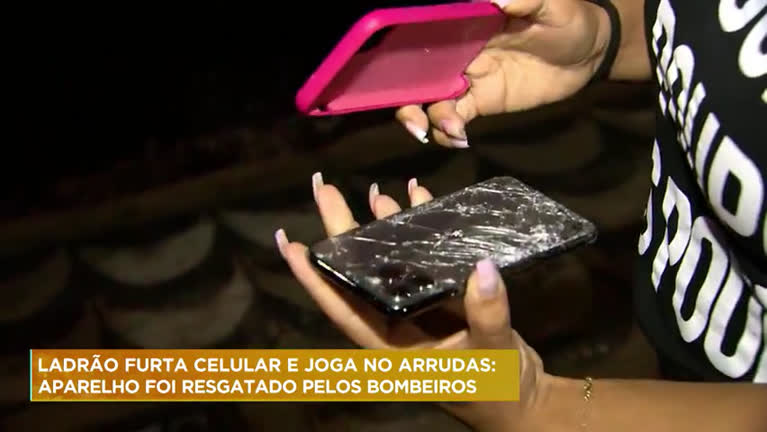 Vídeo: Suspeito de furtar celular joga aparelho no Rio Arrudas, em BH