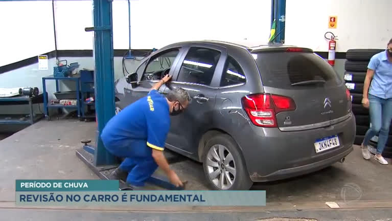 Vídeo: Prevenção: revisão no carro é fundamental no período chuvoso