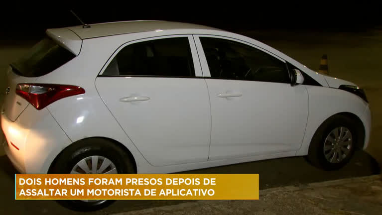 Vídeo: Motorista de aplicativo é vítima de assalto em Belo Horizonte
