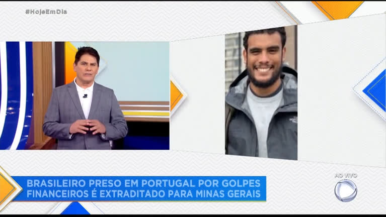 Vídeo: Brasileiro preso em Portugal por golpes financeiros é extraditado para MG