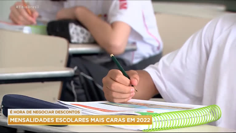 Vídeo: Mensalidade escolar pode subir 12% em 2022