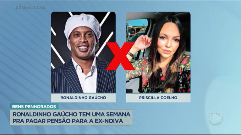 Vídeo: Ronaldinho Gaúcho tem sete dias para pagar pensão da ex
