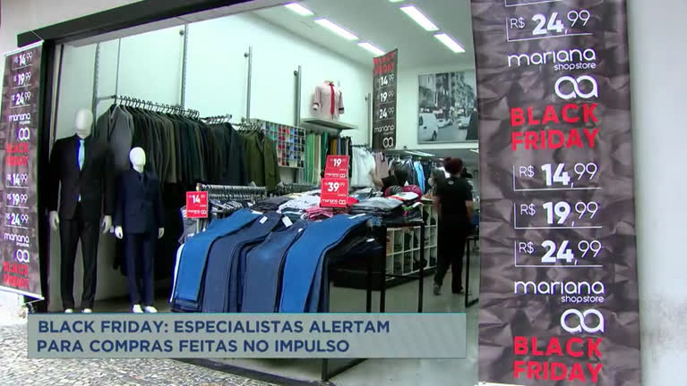 Vídeo: Black Friday: especialistas alertam para compras feitas no impulso
