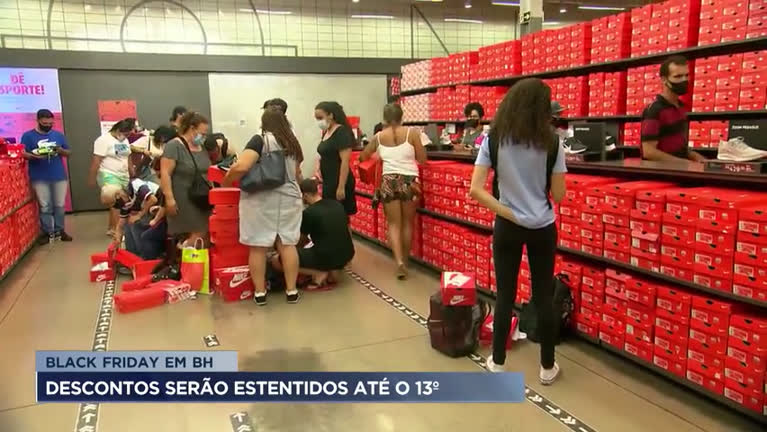 Vídeo: Lojas prometem estender promoções da Black Friday em BH