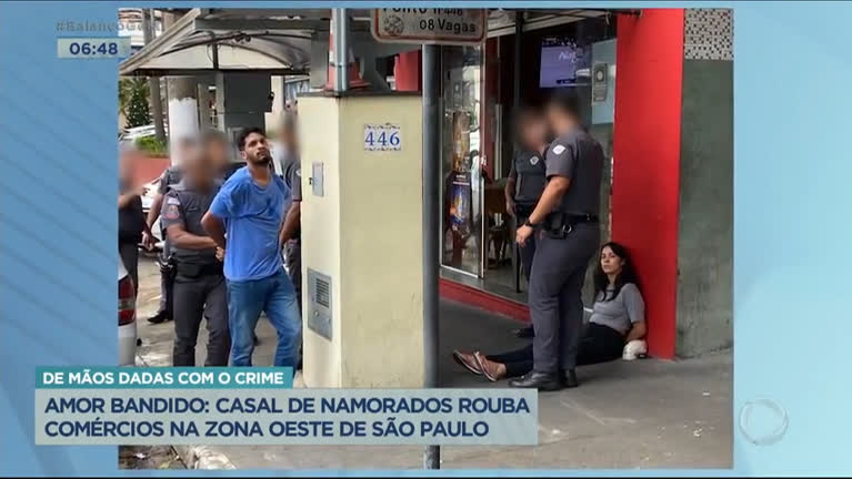 Vídeo: Polícia prende casal suspeito de roubar comércios na zona oeste da capital paulista
