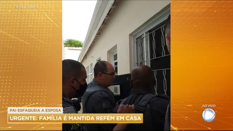 Vídeo: Homem mata sogra e esfaqueia esposa no interior de São Paulo