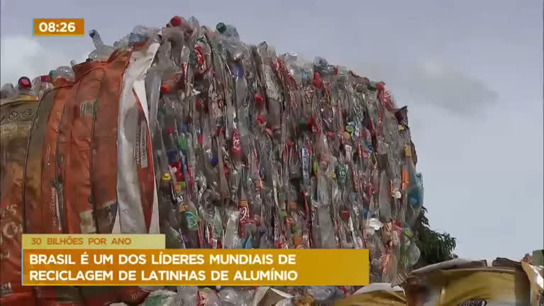 Vídeo: Líder mundial, Brasil recicla 30 bilhões de latinha de alumínio no ano