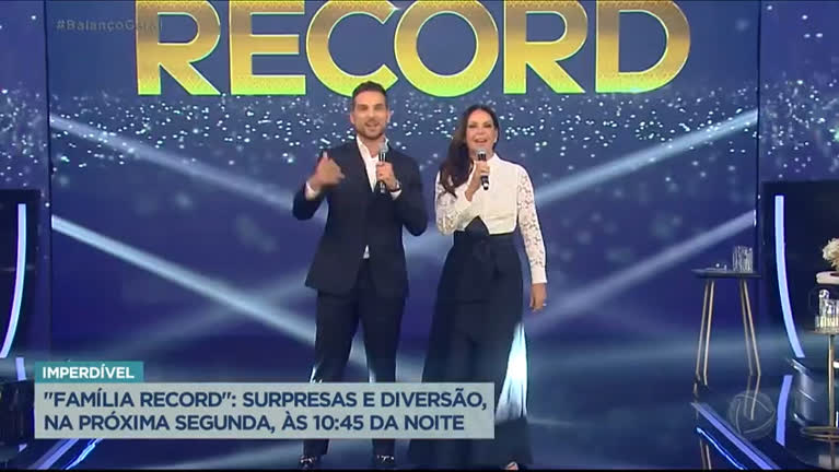Vídeo: Especial Família Record vai ao ar na próxima segunda (20)