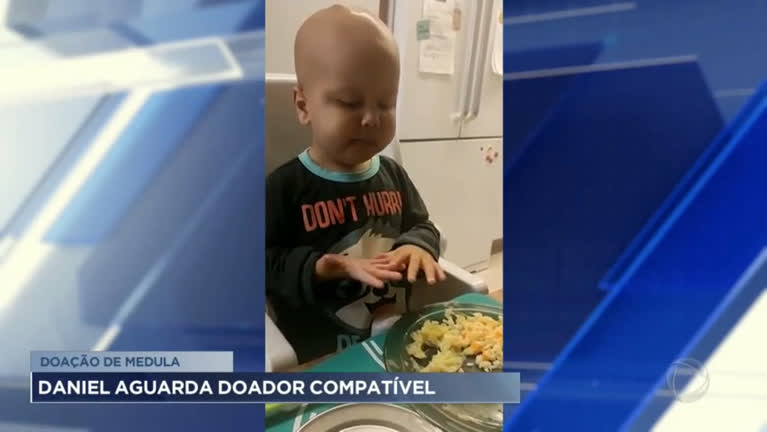 Vídeo: Menino de dois anos aguarda doador de medula óssea compatível