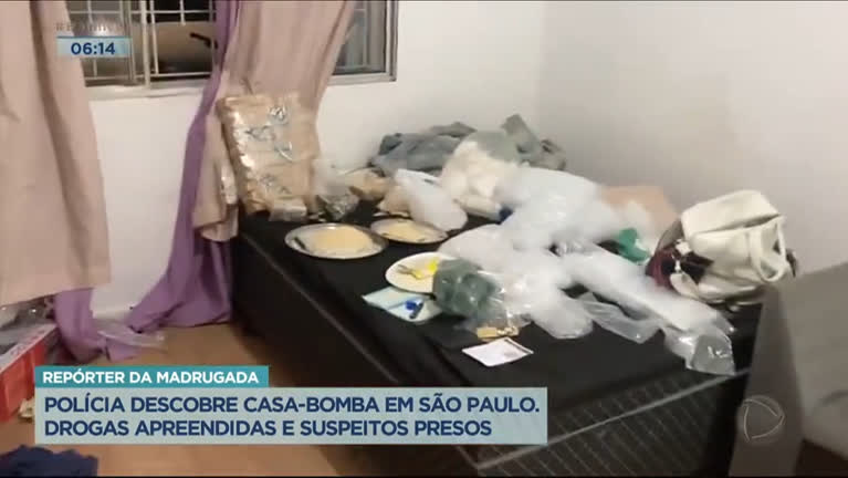 Vídeo: Polícia descobre depósito de drogas em casa em SP e prende suspeitos