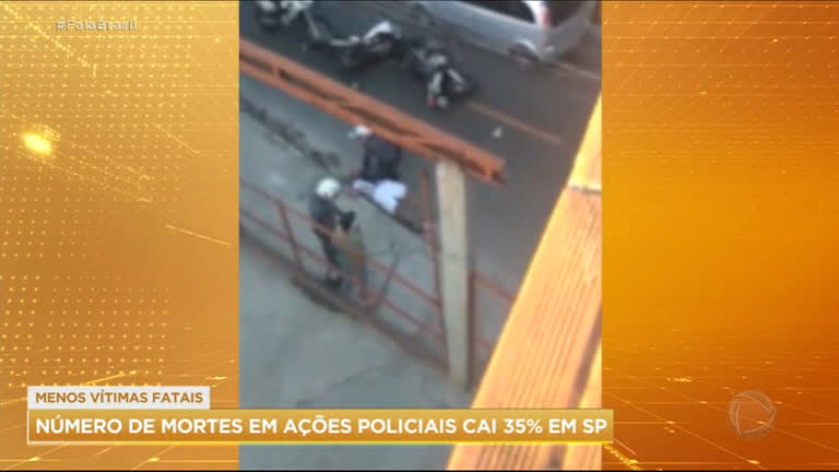 Vídeo: São Paulo registra queda de 35% em ações policiais com mortes