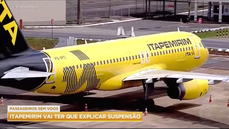 Vídeo: Justiça notifica Itapemirim e dá prazo para empresa explicar suspensão de voos