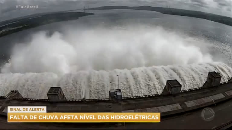 Vídeo: Falta de chuva acende sinal de alerta para níveis das hidroelétricas