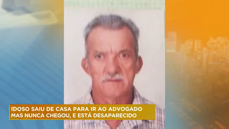 Vídeo: Família de Caeté (MG) procura por idoso desaparecido