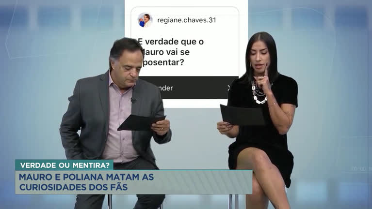 Vídeo: Mauro Tramonte e Poliana Rozado rebatem críticas de telespectadores