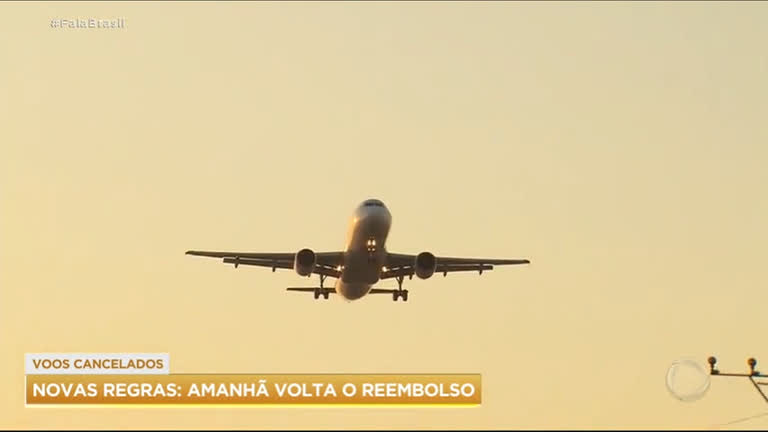 Vídeo: Reembolso de passagens para voos cancelados volta a ser pago em até sete dias