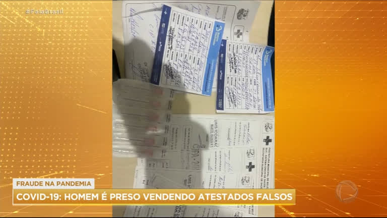 Vídeo: Homem é preso em Belém suspeito de vender carteiras de vacinação falsas