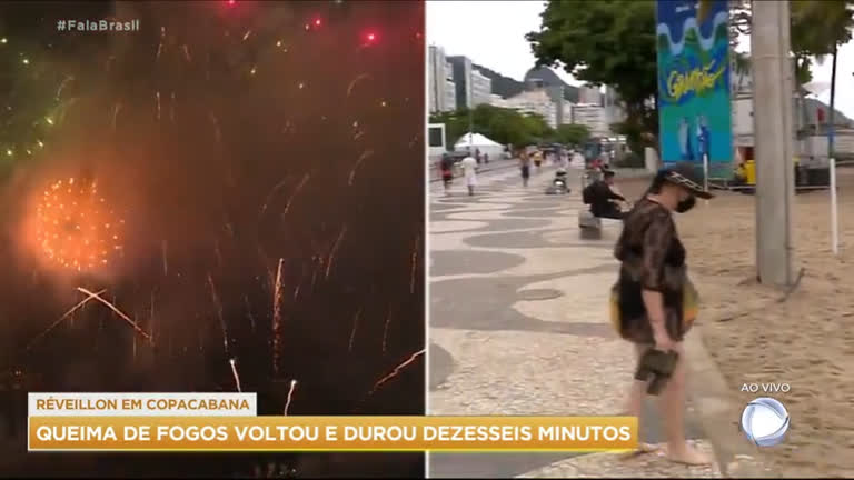 Vídeo: Duas pessoas são esfaqueadas na festa de Réveillon em Copacabana