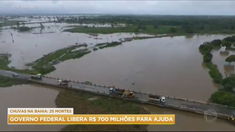 Vídeo: Bahia tem 153 cidades em estado de emergência após chuvas