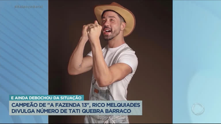 Vídeo: Rico Melquiades vaza número de telefone de Tati Quebra Barraco