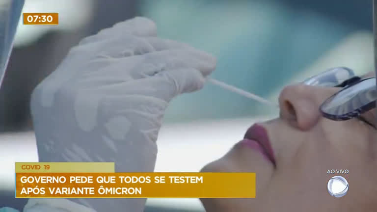 Vídeo: GDF pede que população se testem após variante de ômicron