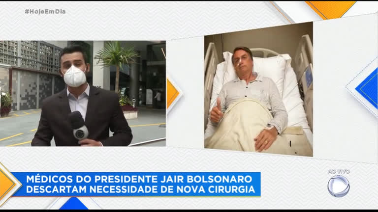 Vídeo: Médicos descartam nova cirurgia em Bolsonaro