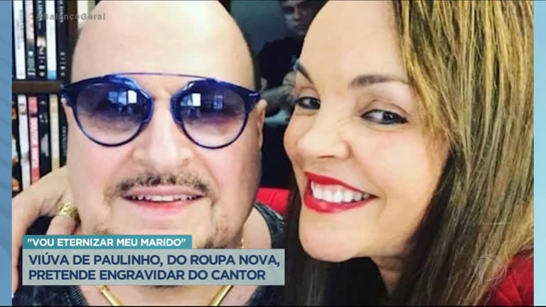 Vídeo: Viúva de Paulinho, do Roupa Nova, quer engravidar do cantor