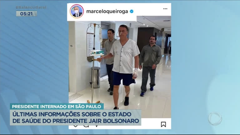 Vídeo: Bolsonaro apresenta sinais de recuperação e retira sonda nasogástrica