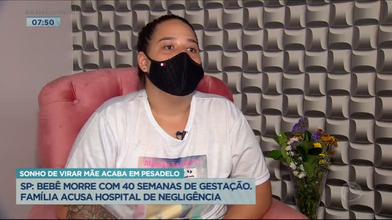 Vídeo: Jovem que perdeu bebê com 40 semanas de gestação acusa hospital de negligência