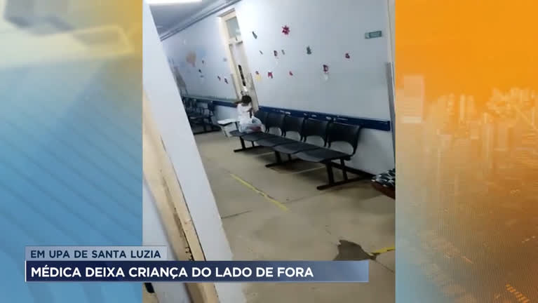 Vídeo: Médica é suspeita de deixar criança do lado de fora de consultório