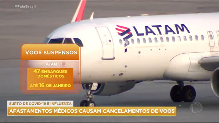 Vídeo: Afastamento de tripulantes provoca cancelamentos de voos