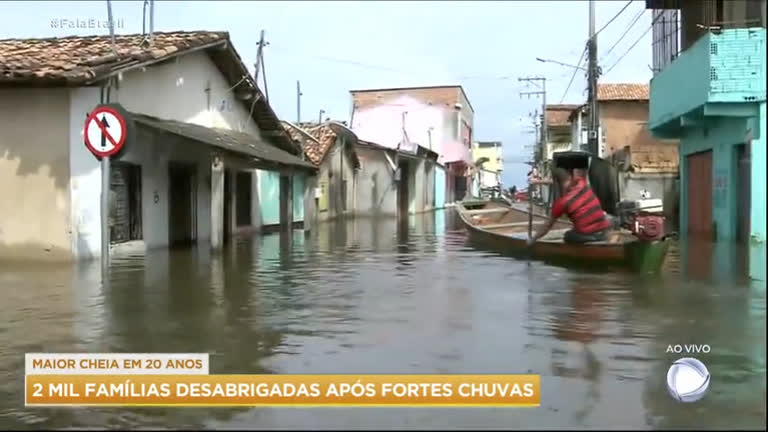 Vídeo: Cheia do Rio Tocantins deixa parte de Marabá (PA) submersa