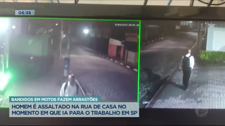 Vídeo: Segurança é assaltado na rua onde mora na Grande São Paulo