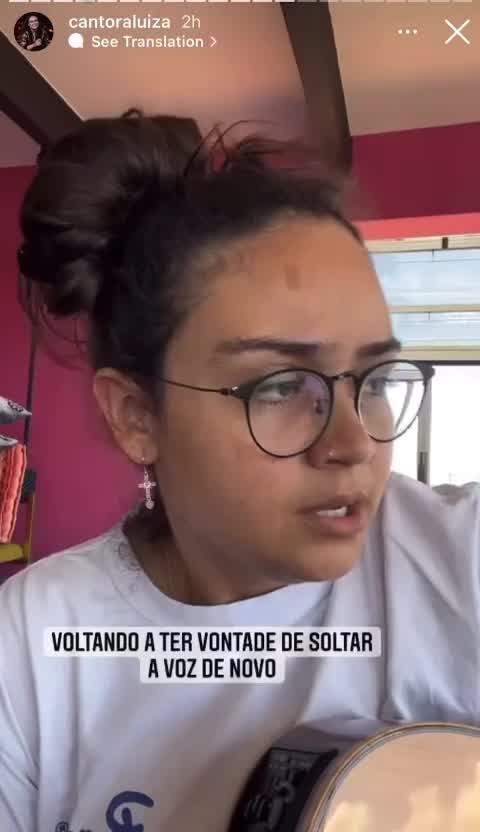 Vídeo: Sertaneja Luiza volta a cantar após morte de Maurílio: 'Não é simples'
