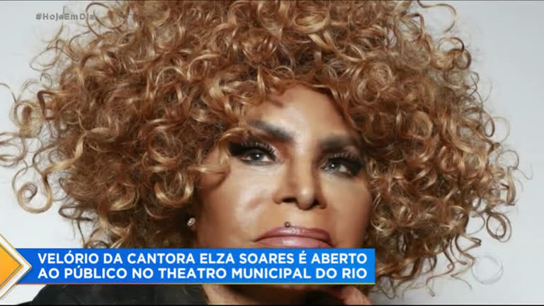 Vídeo: Corpo de Elza Soares é velado no Theatro Municipal do Rio de Janeiro