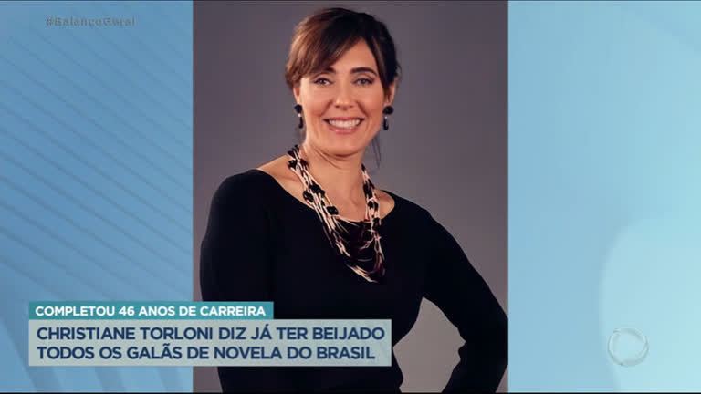 Vídeo: Christiane Torloni diz que já beijou todos os galãs da televisão brasileira