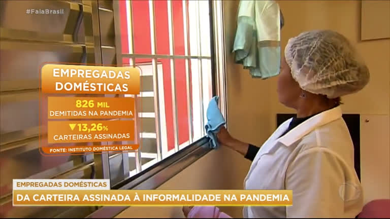Vídeo: Mais de 800 mil empregadas domésticas foram demitidas na pandemia