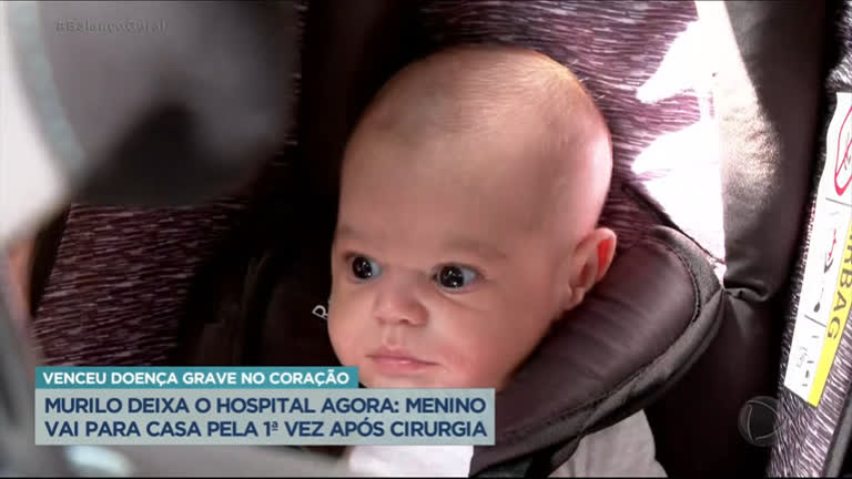 Vídeo: Caso Murilo: bebê recebe alta após cirurgia e vai para casa pela primeira vez