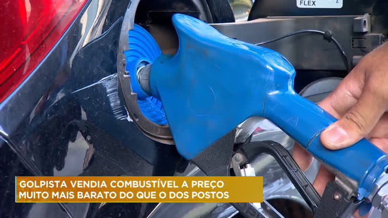 Vídeo: Golpista vendia combustível a preço mais baixo que postos