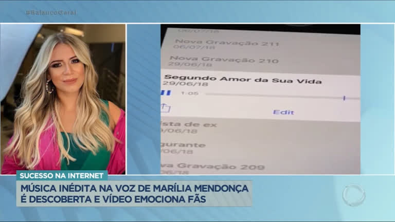 Vídeo: Vaza trecho de música de Marilia Mendonça na web