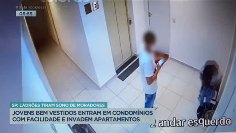 Vídeo: Jovens bem vestidos invadem condomínios com facilidade em SP