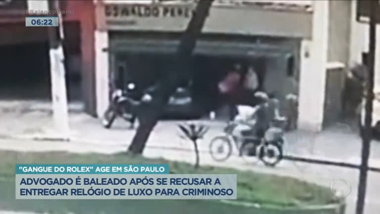 Vídeo: Advogado é baleado durante assalto em São Paulo