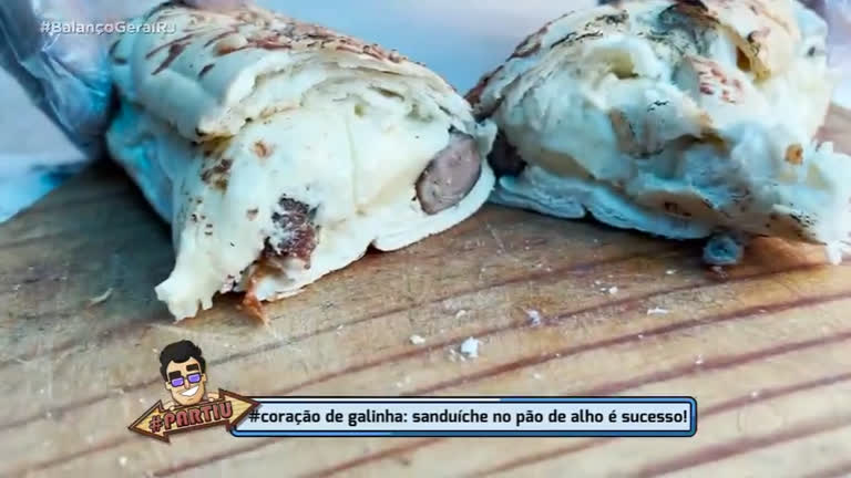 Vídeo: #Partiu: sanduíche de pão de alho com coração faz sucesso em São Gonçalo