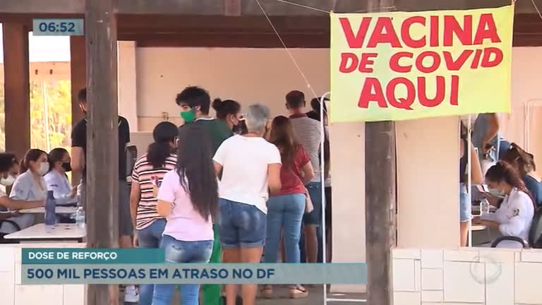 Vídeo: 500 mil pessoas no DF ainda não tomaram a dose de reforço contra a covid-19