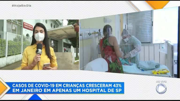 Vídeo: Hospitais infantis de SP registram aumento dos casos de covid-19